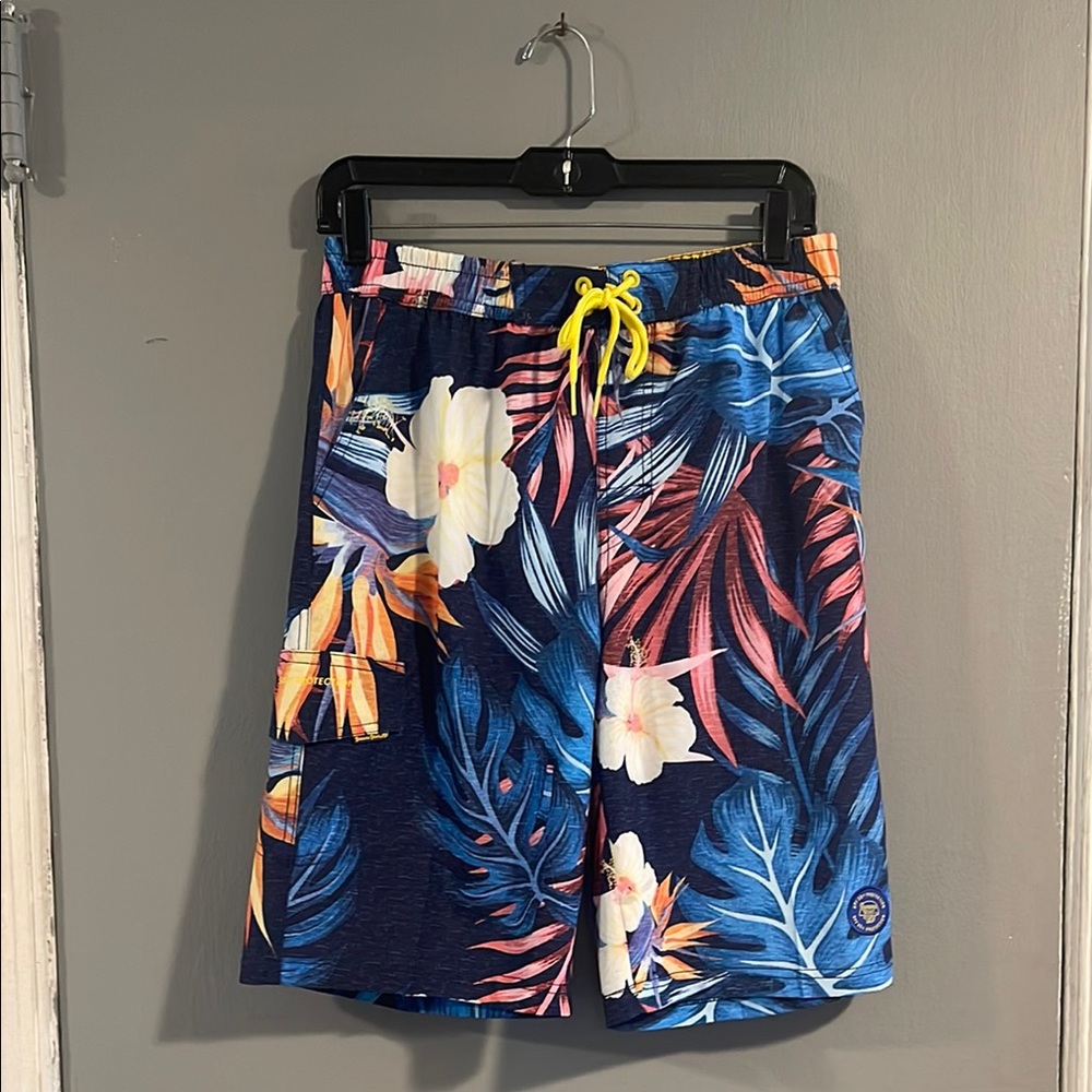Banana Boat‎ Tropical Floral Swim Shorts Size S